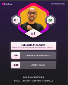 Eduardo Mesquita - TOP 1 de Oratória Ranking Favikon