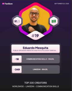 Eduardo Mesquita - TOP 19 de Oratória Ranking Favikon