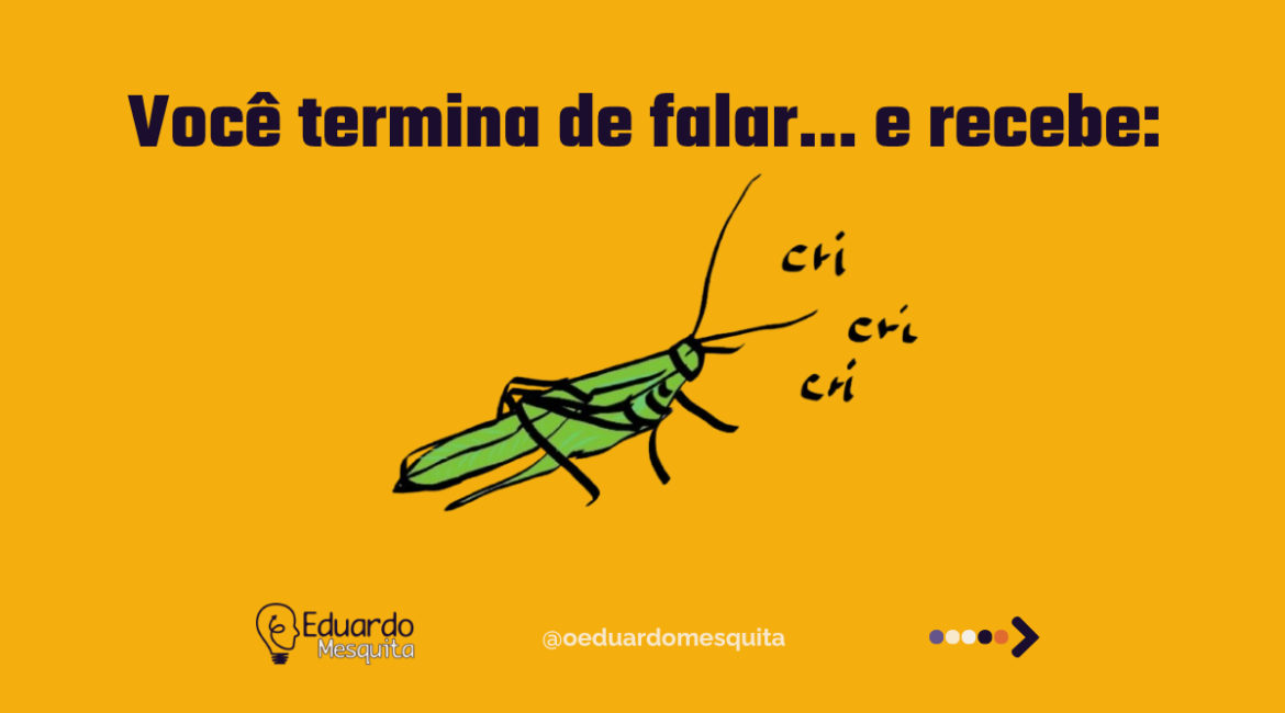 Falou e não teve impacto